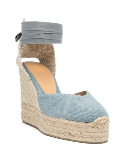 Castaã±er Tie Fastening Espadrilles In Multi