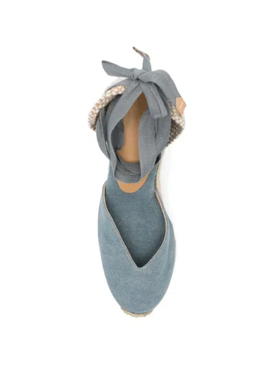 Castaã±er Tie Fastening Espadrilles In Multi