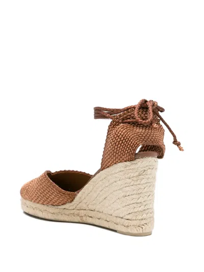 Castaã±er Cora Ankle Tie Espadrilles In Multi