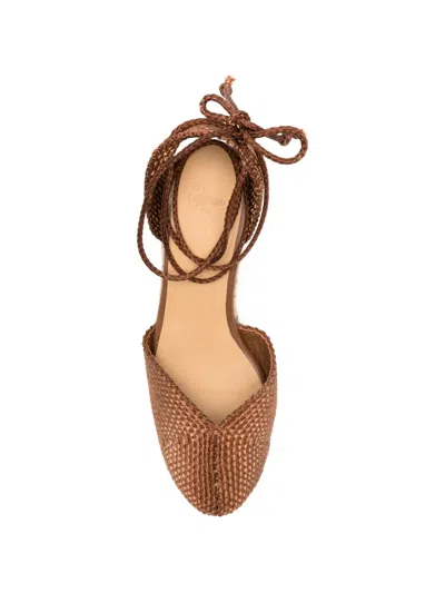 Castaã±er Cora Ankle Tie Espadrilles In Multi