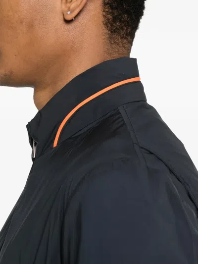 Moorer Prestwick Zip Jacket In Blue