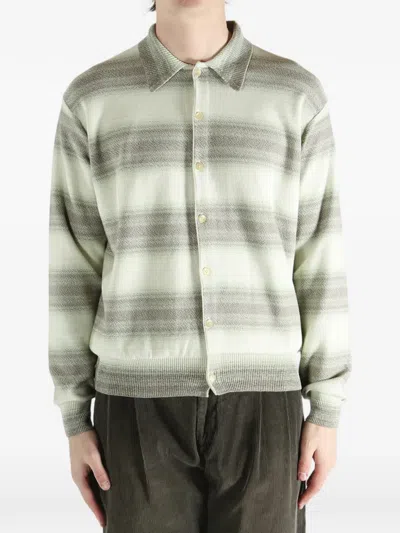 Auralee Striped Shirt In Multi