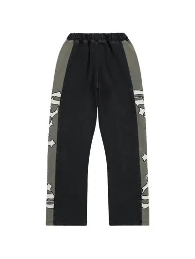 Godspeed Patchwork Print Track Trousers In Multi