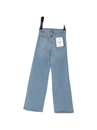 Frame Button-fastening Jeans In Blue