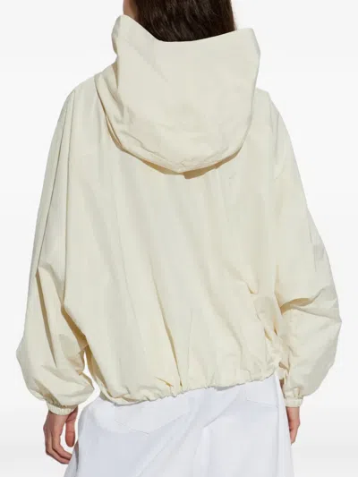 Rohe Drawstring Hooded Jacket In Neutral
