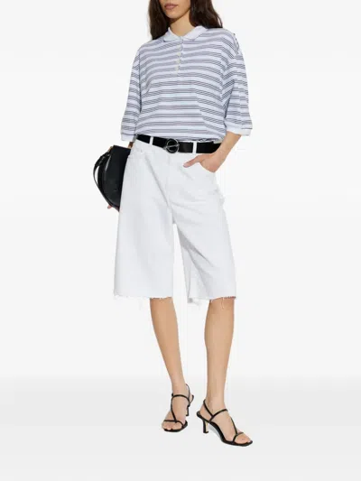 Rohe Striped-pattern Buttoned Polo Shirt In Multi