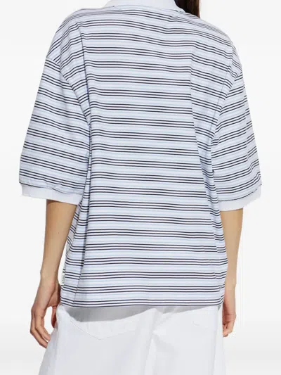 Rohe Striped-pattern Buttoned Polo Shirt In Multi