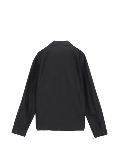 Norse Projects Arresskov Twill Overshirt Jacket In Black
