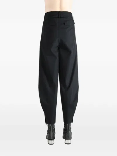 Ader Error Draped Trousers In Black
