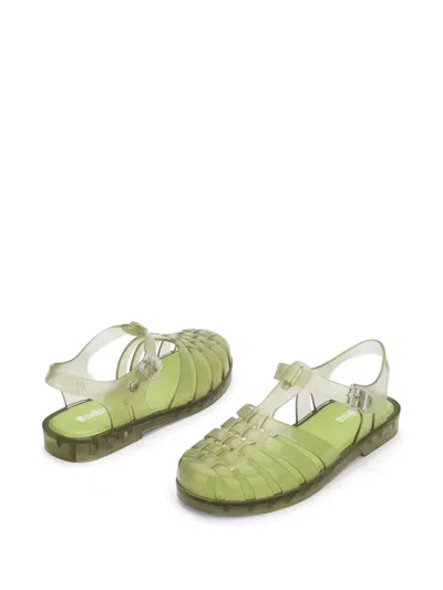 Melissa Possession Jelly Sandals Glass Green
