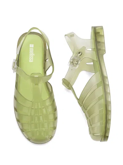 Melissa Possession Jelly Sandals Glass Green
