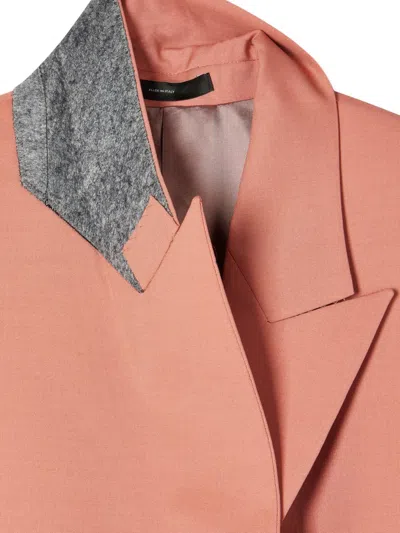 Paul Smith Double-breasted Blazer In Pink