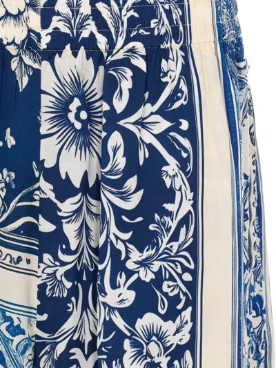 Ih Nom Uh Nit Elasticated Printed Shorts In Blue