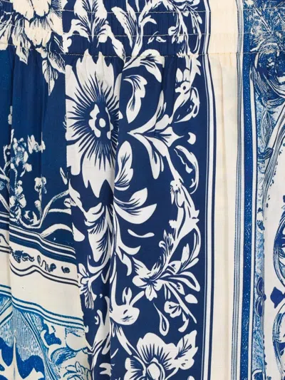 Ih Nom Uh Nit Elasticated Printed Shorts In Blue