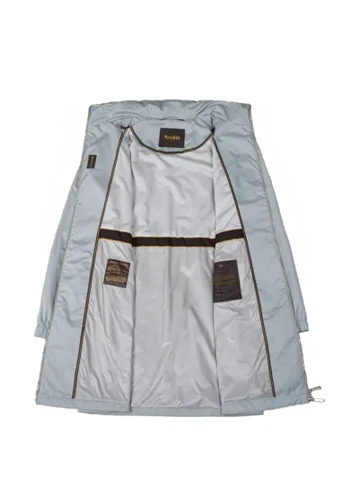 Moorer Drawstring-collar Zip Parka In Multi