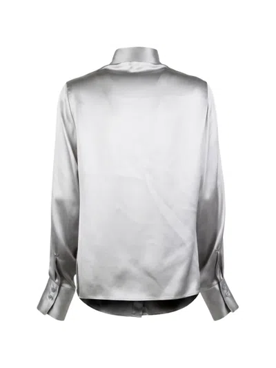 Eleventy Buttoned Shirt In Gray