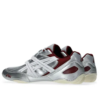 Asics Hypersync Striped Sneakers In Gray