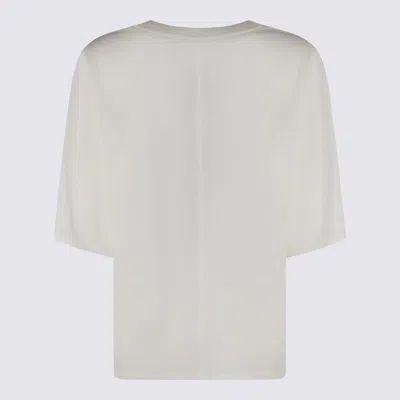 Thom Krom White Stretch Top In Neutral