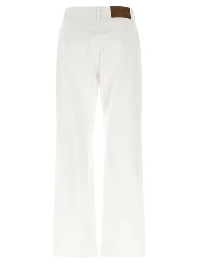 Khaite Danielle Jeans In White