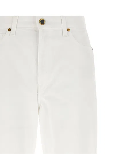 Khaite Danielle Jeans In White