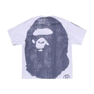 A Bathing Ape Logo-print T-shirt In Blue