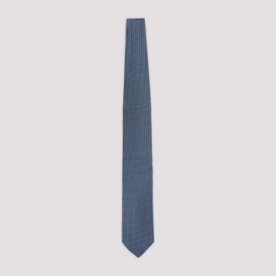 Lanvin Circle Dot Tie Unica In Neutral