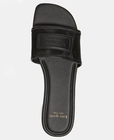 Kate Spade New York Breezy Mesh Slide Sandal In Black