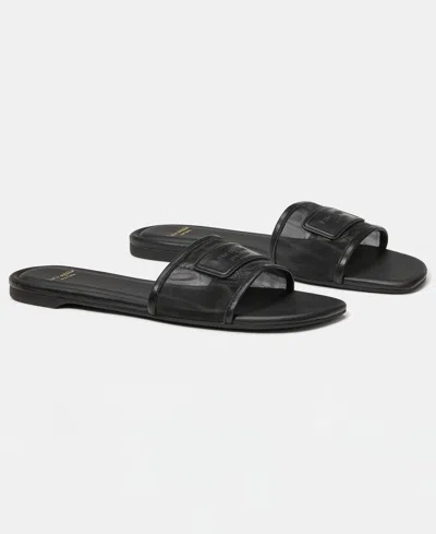 Kate Spade New York Breezy Mesh Slide Sandal In Black