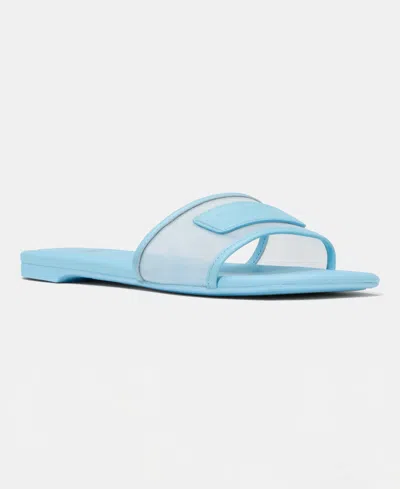 Kate Spade New York Breezy Mesh Slide Sandal In Blue