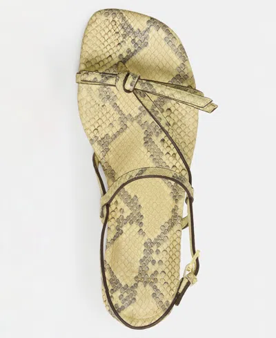 Kate Spade New York Loop Metallic Ankle Strap Sandal In Gold