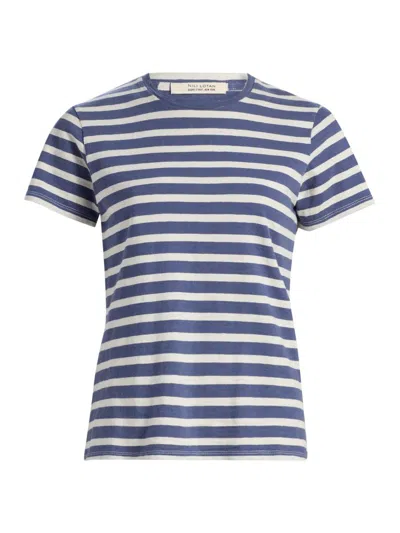 Nili Lotan Lana Striped Cotton Jersey T-shirt In Multi