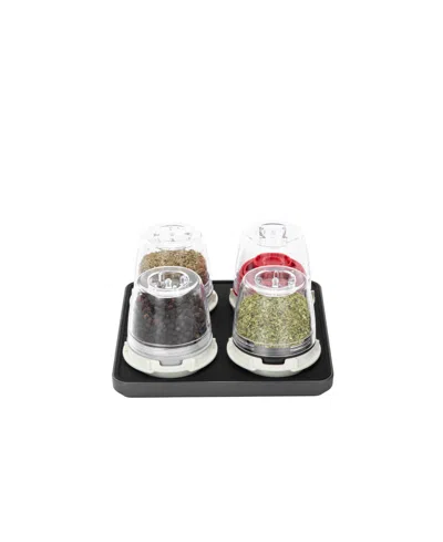 Finamill Trio 7" Stackable Storage Tray In Black