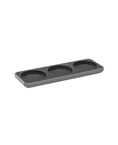 Finamill Trio 4" Stackable Storage Tray In Black