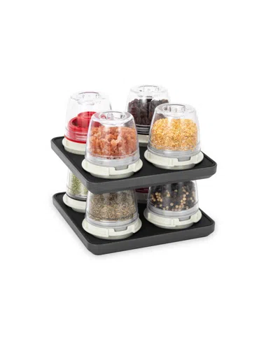 Finamill Trio 7" Stackable Storage Tray In Black