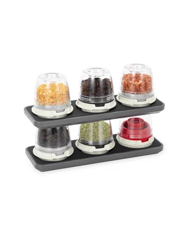 Finamill Trio 4" Stackable Storage Tray In Black