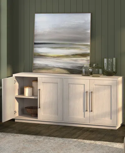 Hudson & Canal Tillman 68" Rectangular Buffet Table In Gray