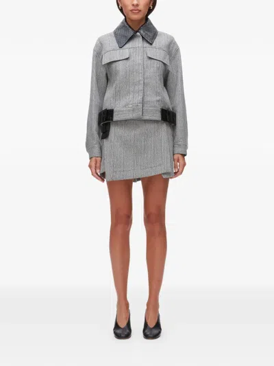 3.1 Phillip Lim Flap-pocket Jacket In Gray