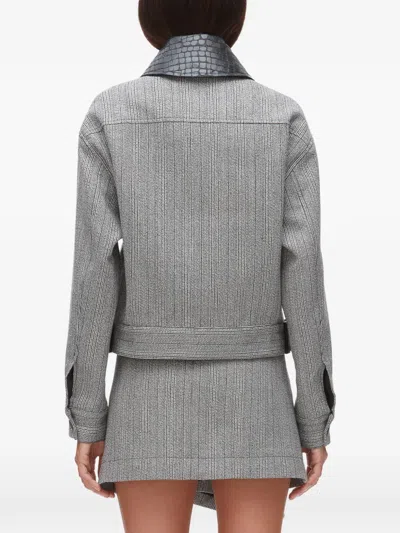 3.1 Phillip Lim Flap-pocket Jacket In Gray