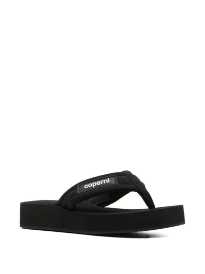 Coperni Platform Sandals In Black