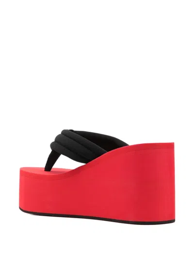 Coperni Platform Flip-flops In Red