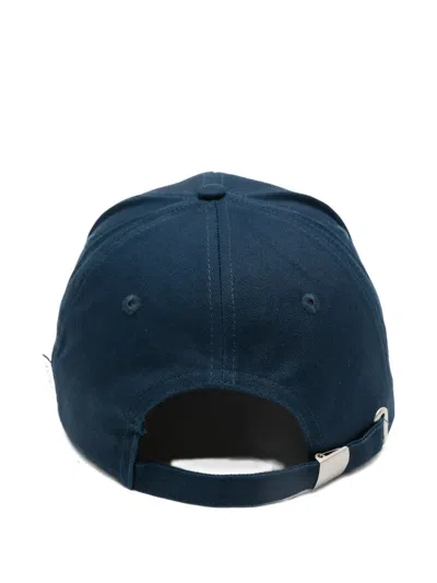 Aspesi Panelled Hat In Blue