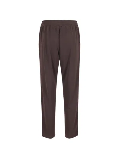 Seventy Elasticated Trousers In Brown