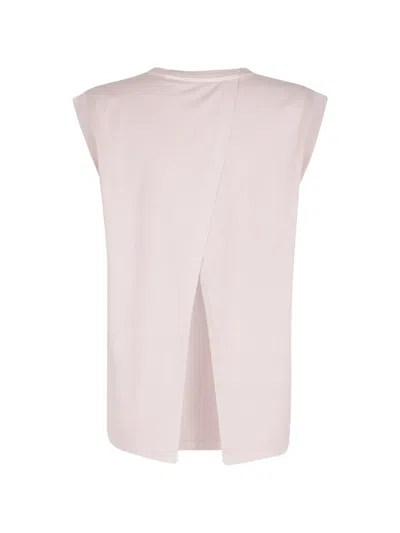 Dondup Split Back Tank Top In Pink
