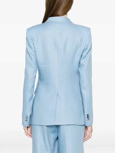 Tagliatore Double-breasted Blazer In Blue
