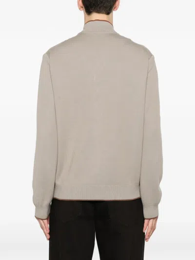 Canali Patch-pocket Bomber Jacket In Neutral