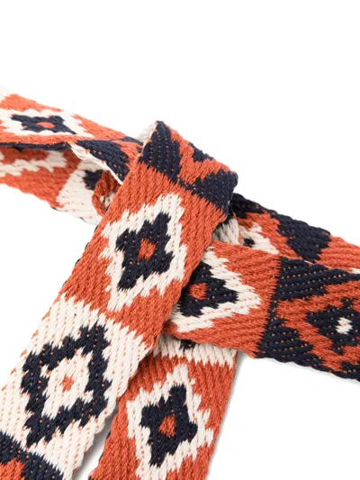 Pierre-louis Mascia Tassel Pattern Belt In Multi
