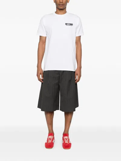 Obey Studios Graphic T-shirt In White