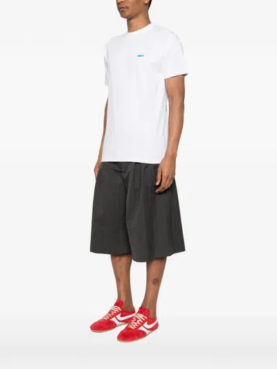 Obey Logo T-shirt In White