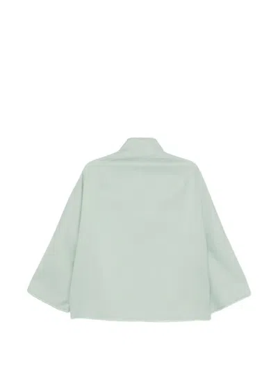 Moorer Button Wool Jacket In Green