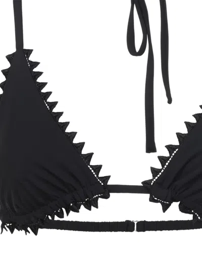 Jacquemus Triangle Bikini Top Le Haut De Maillot In Black